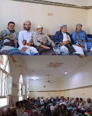 بحضور وكيلي المحافظة العواضي وجرعون ...مشايخ وأعيان البيضاء في مأرب يؤيدون إطلاق معركة التحرير (فجر اليمن) ويؤكدون أولوية تحرير المحافظة