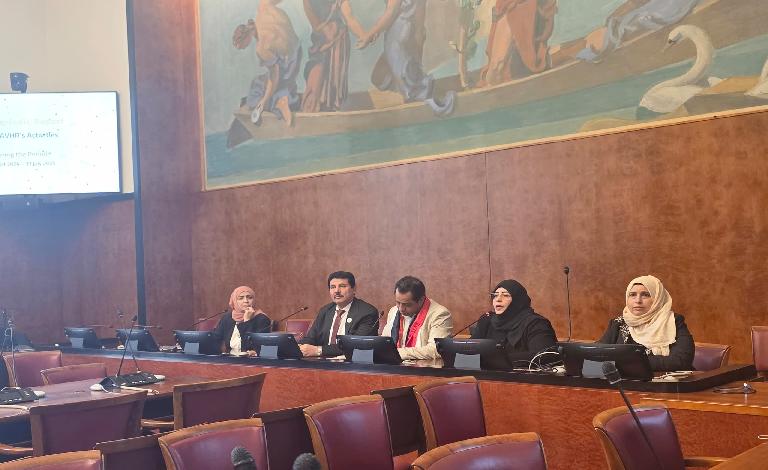 اللجنة الوطنية للتحقيق تستعرض تقريرها الثالث عشر بقصر الأمم المتحدة في جنيف