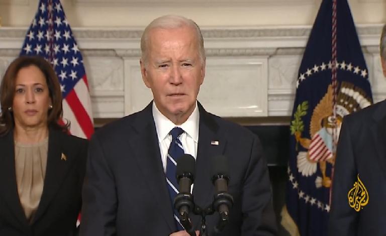 حماس ترفض تصريحات بايدن وتستنكرها بشدة وتؤكّد حق الشعب الفلسطيني في مقاومة الاحتلال 