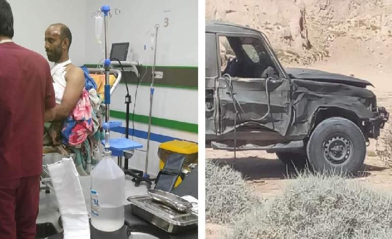 إصابة سبعة من عناصر 